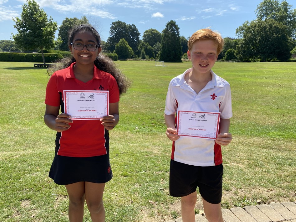 Maths duo - top 1% of young mathematicians