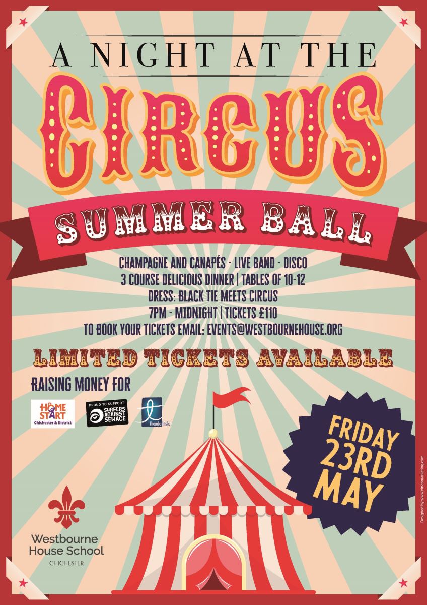 Westbourne House Charity Ball Invitation