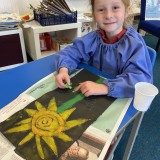 Sunflower painting