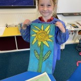 Sunflower painting