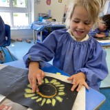 Sunflower painting