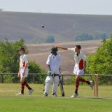 Cricket action - South African cricket tour