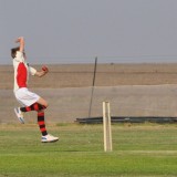 Cricket action - South African cricket tour