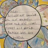 Spring writing and art in Year 2