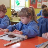 Reception Making gingerbread men