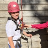 Year 8 having fun away with friends