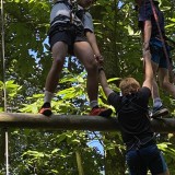 Year 8 having fun away with friends