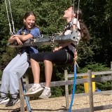 Year 8 having fun away with friends