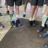 odd socks day at Westbourne House