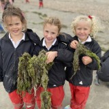 building sandcastles at West Wittering beach