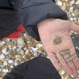 building sandcastles at West Wittering beach