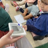 Nurse Chelcie visits the nursery children