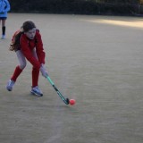 girls playing hockey