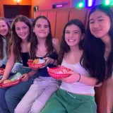 bowling fun girls