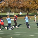 girls playing netball