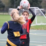 girls playing netball