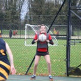 girls playing netball