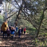 Hunt for the Gruffalo in the woods at Westbourne House Pre-Prep