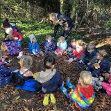 Hunt for the Gruffalo in the woods at Westbourne House Pre-Prep