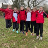 Cross-country team for Year 6