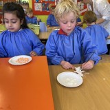 Reception glazing gingerbread men