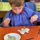 Reception glazing gingerbread men