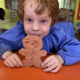 Reception glazing gingerbread men