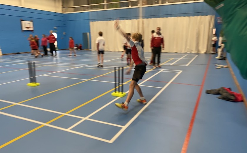 Winter Cricket in Sports Hall