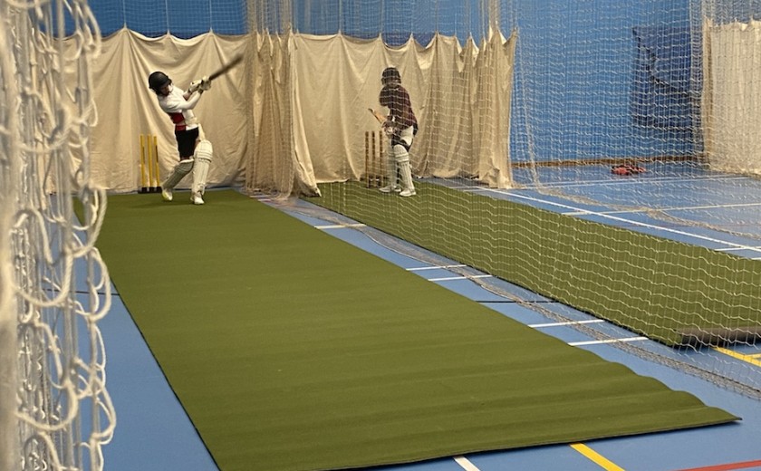 Winter Cricket in Sports Hall