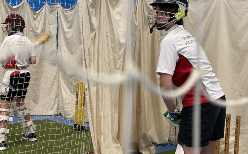 Winter Cricket in Sports Hall