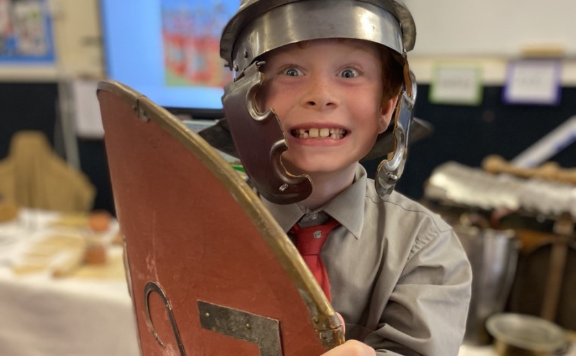 Roman soldier or Year 3 child
