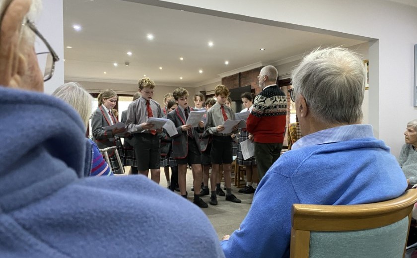 care home singing