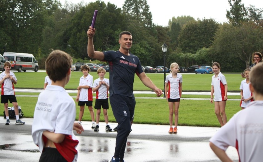 Toby Harries takes a Year 6 PE lesson