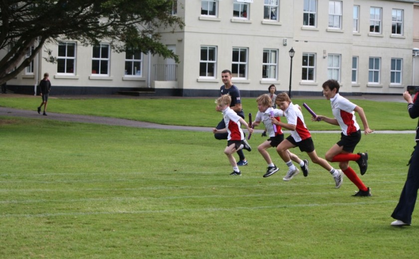 Toby Harries takes a Year 6 PE lesson