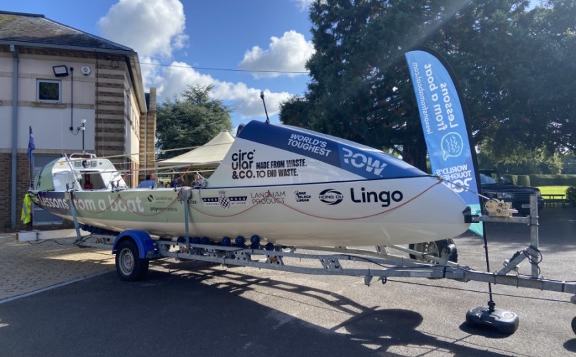 rowing boat at school