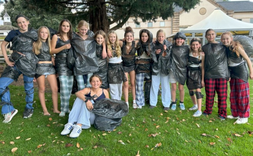 bin bag fashion show