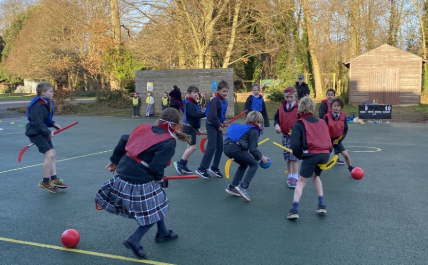 quidditch finals at Westbourne House 