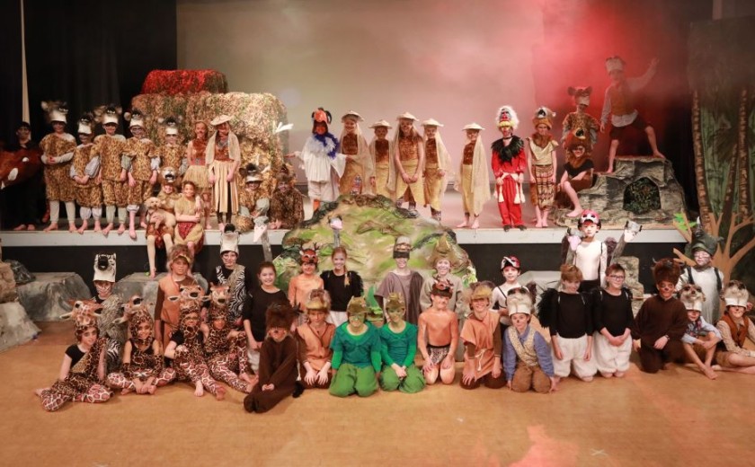 Capturing the enchantment of our Year 6 Lion King performers! 
